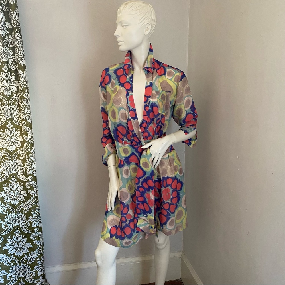 DVF Summer Wrap Silk Dress NWOT